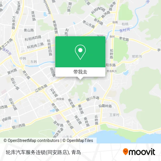 轮库汽车服务连锁(同安路店)地图