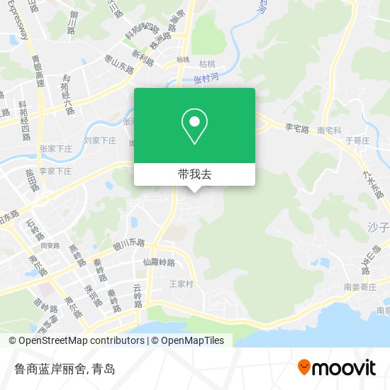 鲁商蓝岸丽舍地图