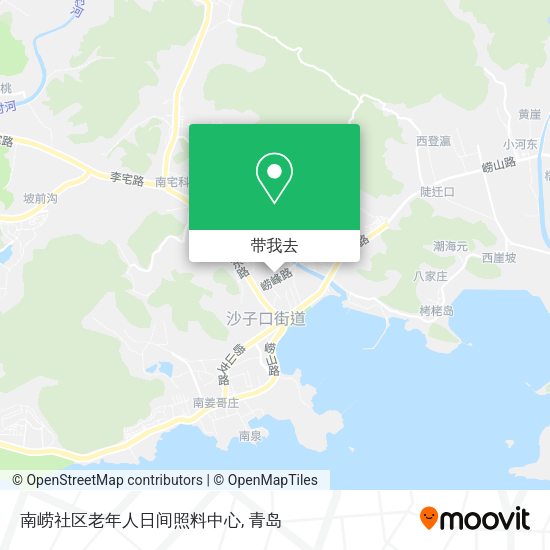 南崂社区老年人日间照料中心地图