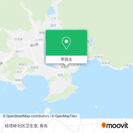 砖塔岭社区卫生室地图