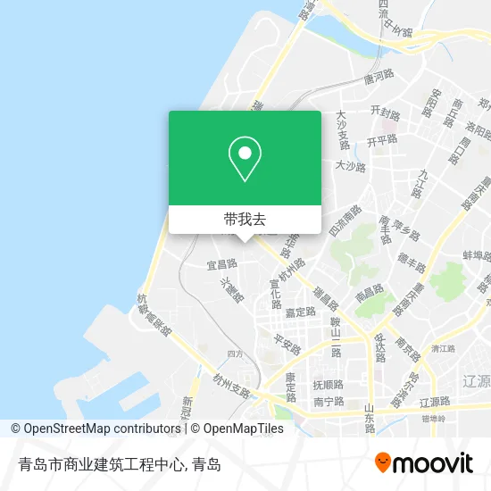 青岛市商业建筑工程中心地图