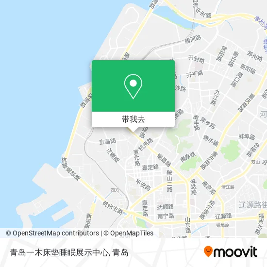 青岛一木床垫睡眠展示中心地图