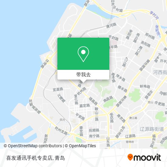 喜发通讯手机专卖店地图