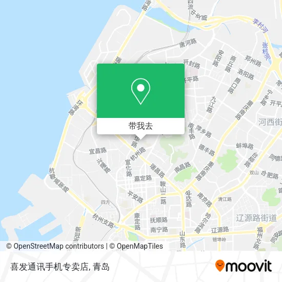 喜发通讯手机专卖店地图