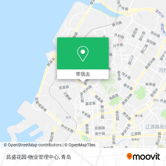 昌盛花园-物业管理中心地图