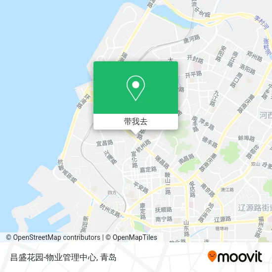 昌盛花园-物业管理中心地图
