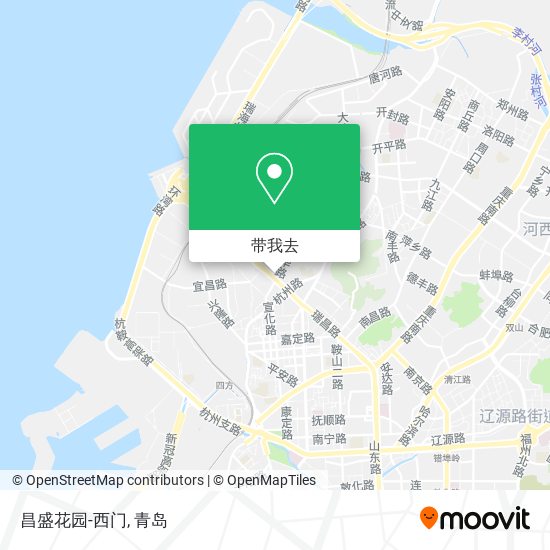 昌盛花园-西门地图