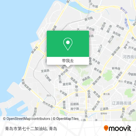 青岛市第七十二加油站地图