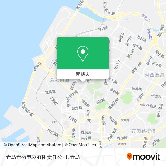 青岛青微电器有限责任公司地图