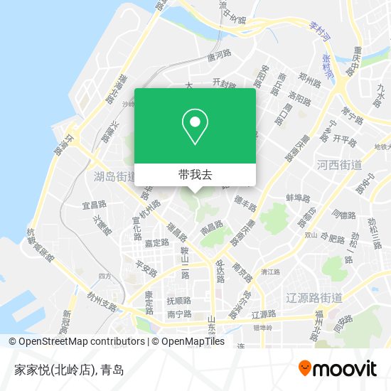 家家悦(北岭店)地图