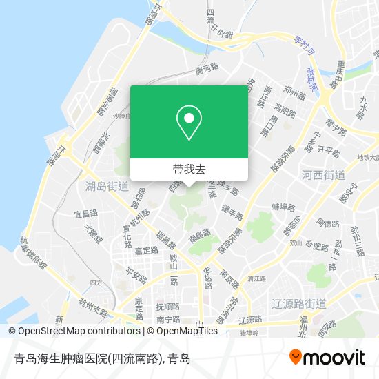 青岛海生肿瘤医院(四流南路)地图