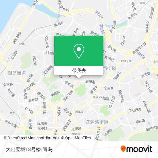 大山宝城13号楼地图