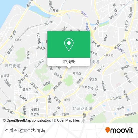 金盾石化加油站地图