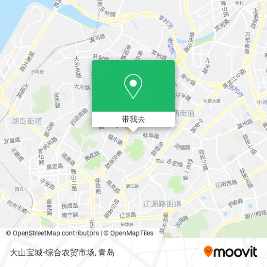 大山宝城-综合农贸市场地图