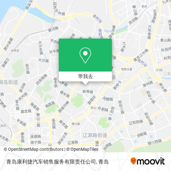 青岛康利捷汽车销售服务有限责任公司地图