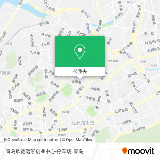 青岛欣德远景创业中心-停车场地图