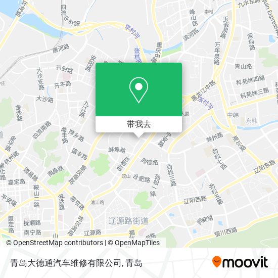 青岛大德通汽车维修有限公司地图