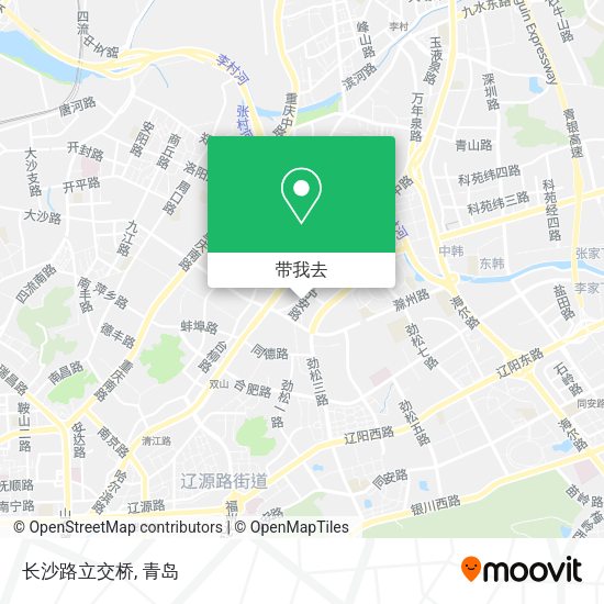 长沙路立交桥地图