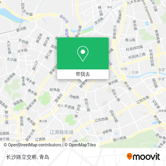 长沙路立交桥地图