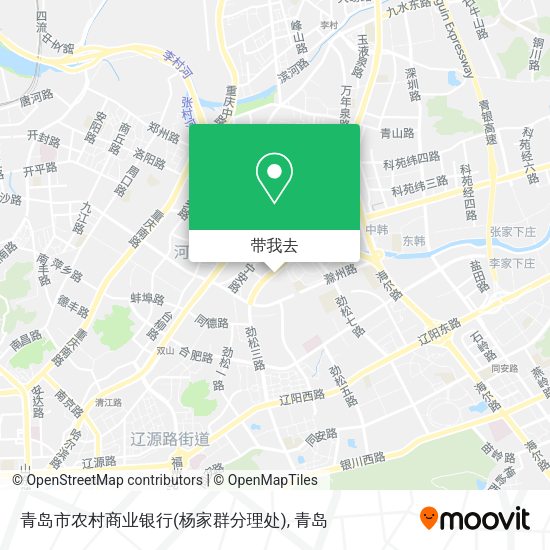青岛市农村商业银行(杨家群分理处)地图