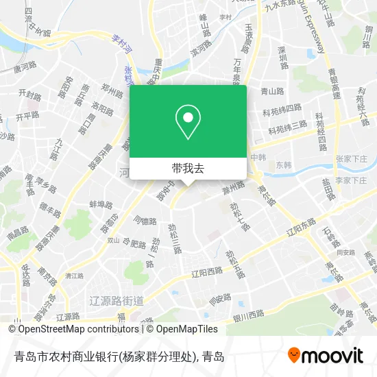 青岛市农村商业银行(杨家群分理处)地图