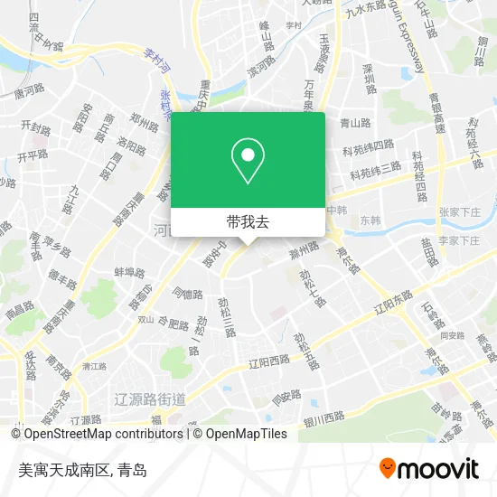 美寓天成南区地图