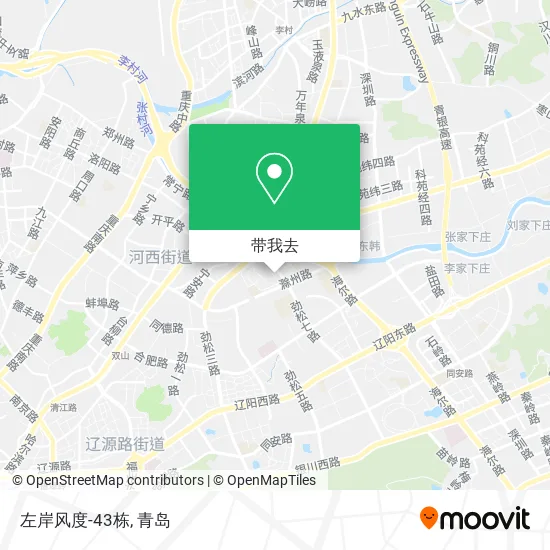 左岸风度-43栋地图