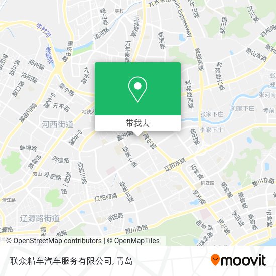 联众精车汽车服务有限公司地图