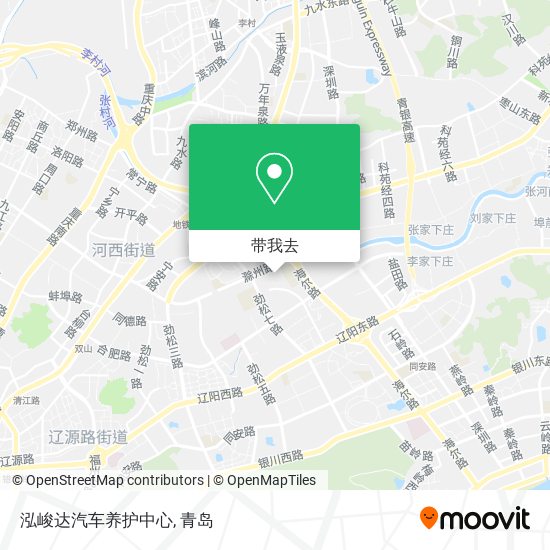 泓峻达汽车养护中心地图