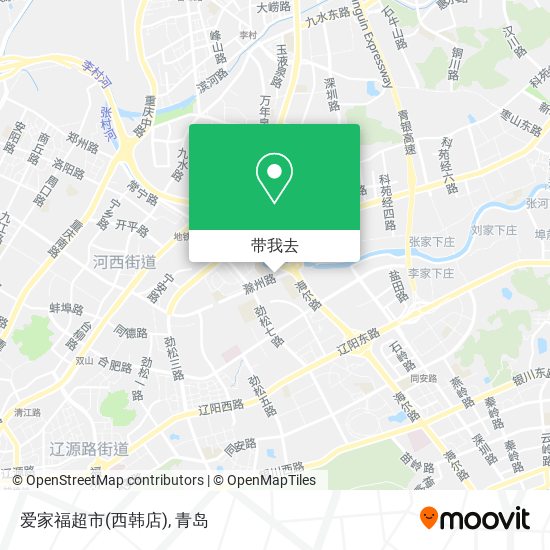 爱家福超市(西韩店)地图