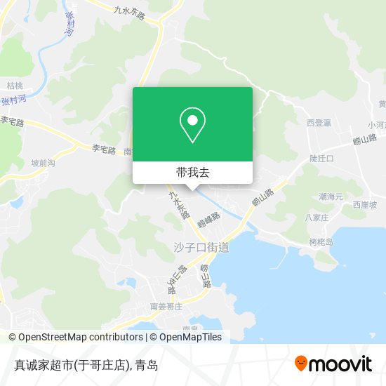 真诚家超市(于哥庄店)地图