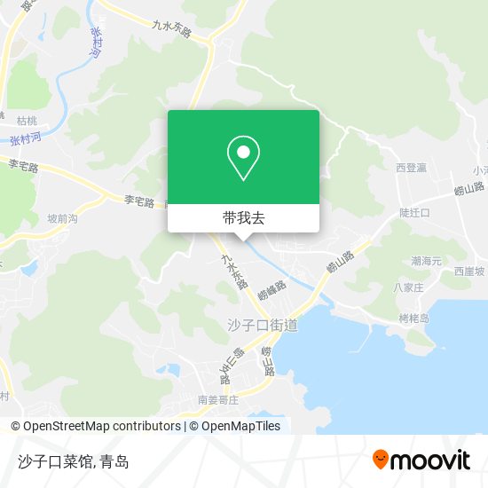 沙子口菜馆地图