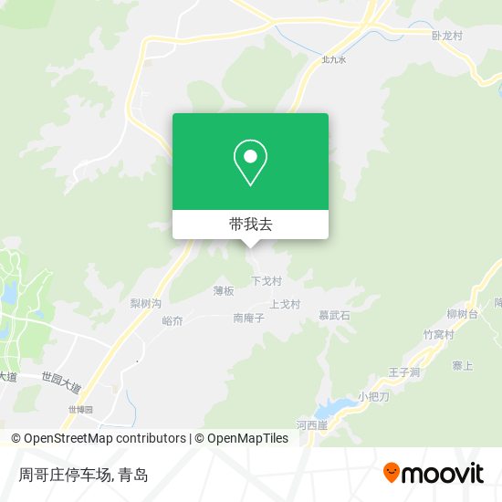 周哥庄停车场地图