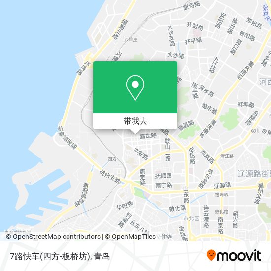 7路快车(四方-板桥坊)地图