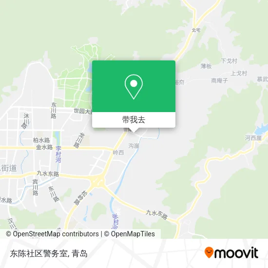 东陈社区警务室地图