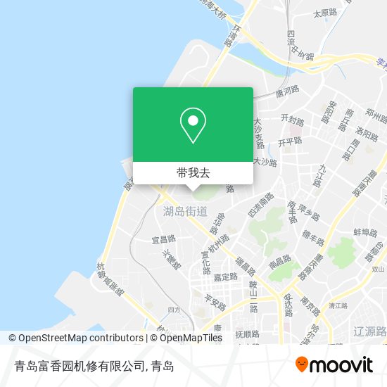 青岛富香园机修有限公司地图