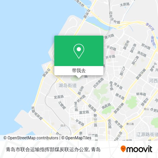 青岛市联合运输指挥部煤炭联运办公室地图
