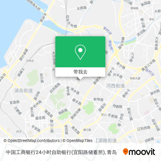 中国工商银行24小时自助银行(宜阳路储蓄所)地图