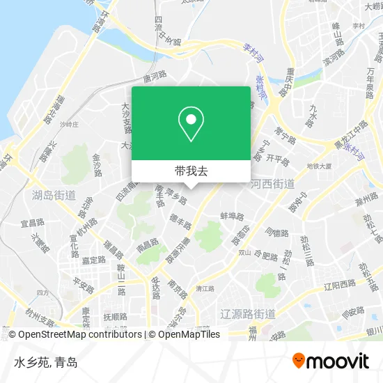 水乡苑地图