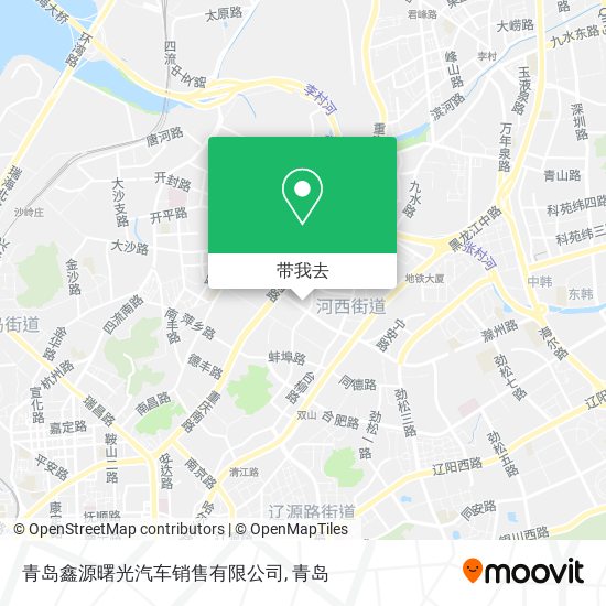 青岛鑫源曙光汽车销售有限公司地图