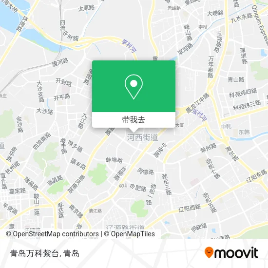 青岛万科紫台地图