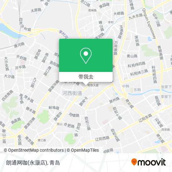 朗通网咖(永灏店)地图