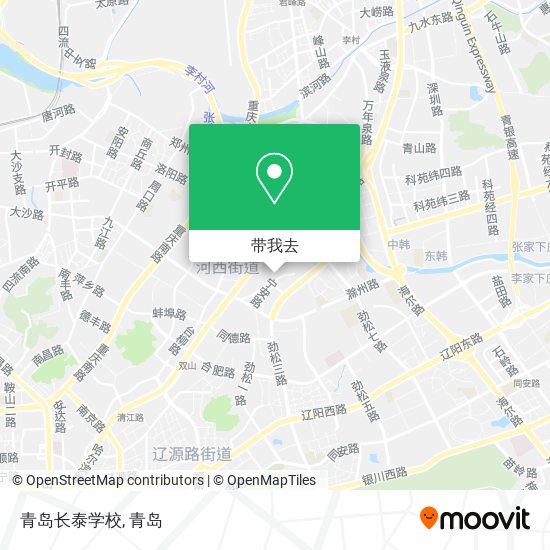 青岛长泰学校地图