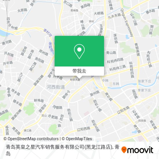 青岛英皇之星汽车销售服务有限公司(黑龙江路店)地图