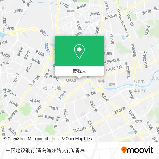 中国建设银行(青岛海尔路支行)地图