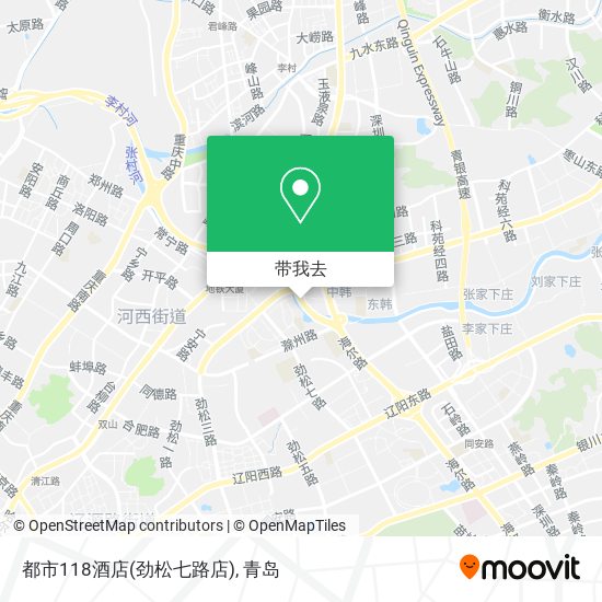 都市118酒店(劲松七路店)地图
