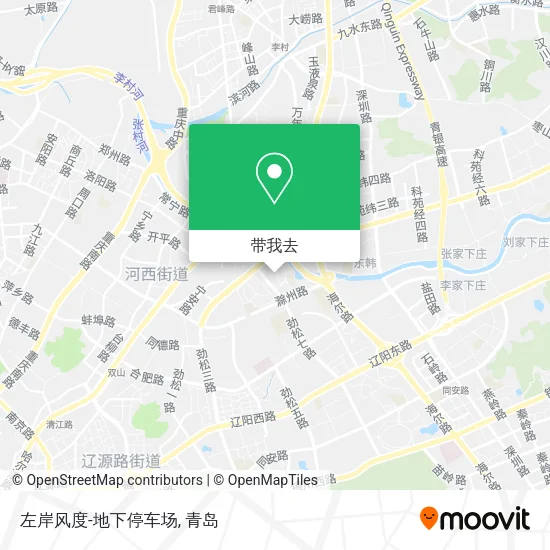 左岸风度-地下停车场地图