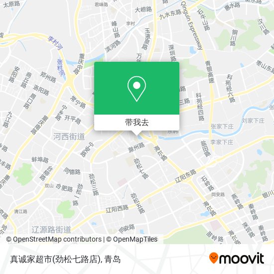 真诚家超市(劲松七路店)地图
