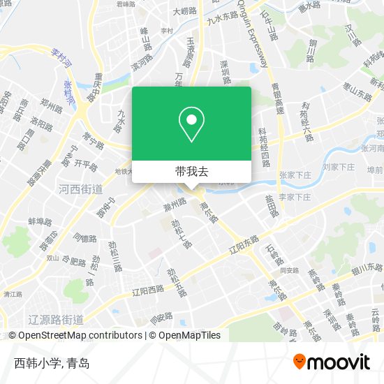 西韩小学地图