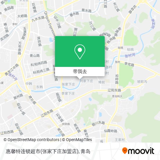 惠馨特连锁超市(张家下庄加盟店)地图